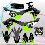 KAWASAKI KX KXF KX-F 250 2025 & 450 2024-2025 stickers kit graphic